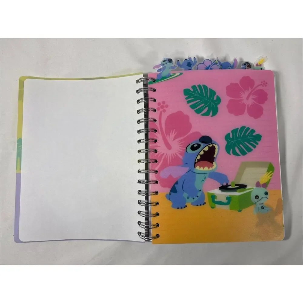 Disney Lilo and Stitch Journal Spiral Notebook Writing Journal with Tabs